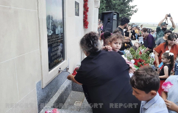 Ağstafada şəhid olmuş xüsusi təyinatlının xatirəsi əbədiləşdirildi - FOTO