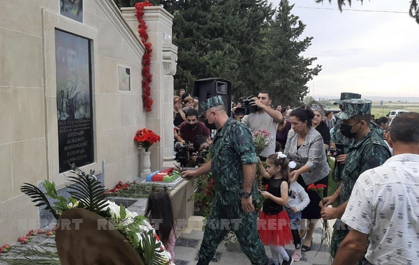 Ağstafada şəhid olmuş xüsusi təyinatlının xatirəsi əbədiləşdirildi - FOTO