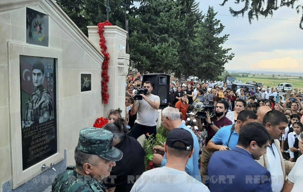 Ağstafada şəhid olmuş xüsusi təyinatlının xatirəsi əbədiləşdirildi - FOTO