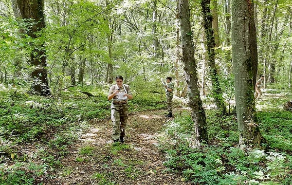 Azərbaycan Ordusunda səmti müəyyənetmə yarışları keçirilir - FOTO