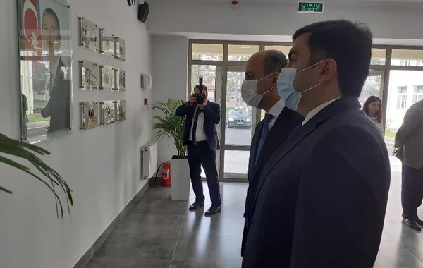 Təhsil naziri Gəncə və Samuxda məktəb açılışlarına qatıldı - FOTO