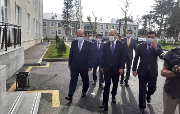 Təhsil naziri Gəncə və Samuxda məktəb açılışlarına qatıldı - FOTO