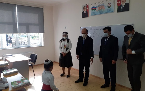 Təhsil naziri Gəncə və Samuxda məktəb açılışlarına qatıldı - FOTO
