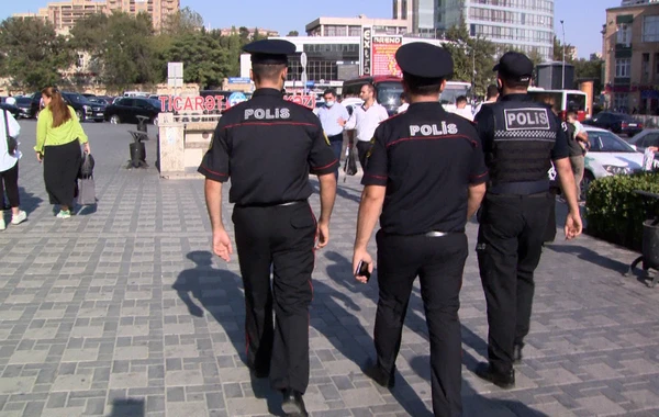 Bakı polisi geniş "maska reydləri"nə başladı - VİDEO