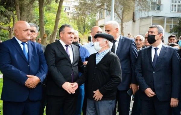 Xətaidə şəhidlərin adını daşıyan parkın və xatirə lövhəsinin açılışı olub - FOTO
