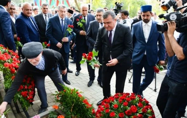 Xətaidə şəhidlərin adını daşıyan parkın və xatirə lövhəsinin açılışı olub - FOTO