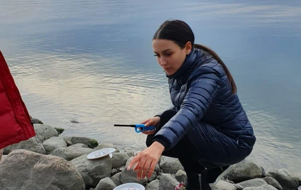 Finlandiyada Anım Günü ilə bağlı aksiya keçirildi - FOTO