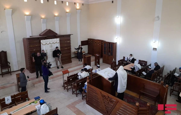 Bakı Avropa Yəhudilərinin sinaqoqunda şəhidlərin anım mərasimi keçirilib - FOTO