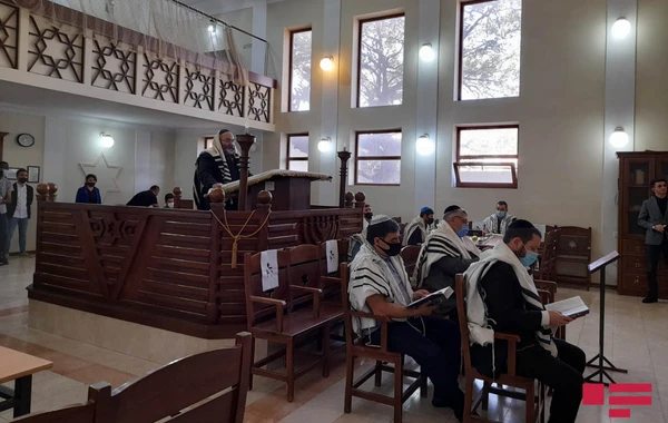 Bakı Avropa Yəhudilərinin sinaqoqunda şəhidlərin anım mərasimi keçirilib - FOTO
