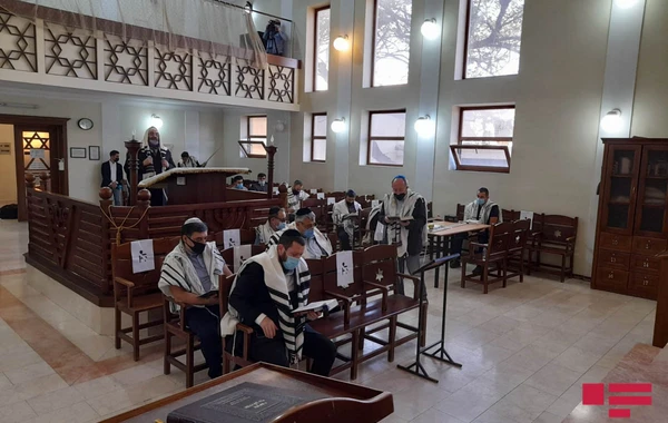 Bakı Avropa Yəhudilərinin sinaqoqunda şəhidlərin anım mərasimi keçirilib - FOTO