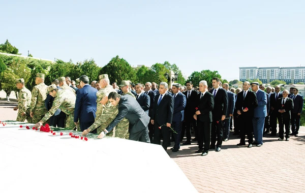 Naxçıvanda Vətən müharibəsi şəhidlərinin xatirəsi yad edilib - FOTO