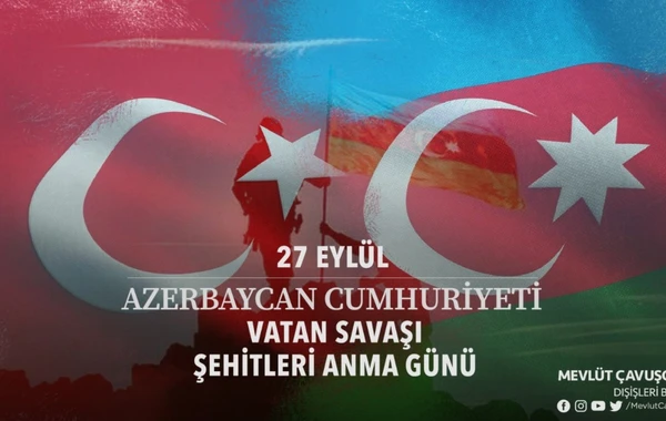 Qarabağı Azərbaycana qovuşduran igid qardaşlarımıza salam olsun! - Çavuşoğlu