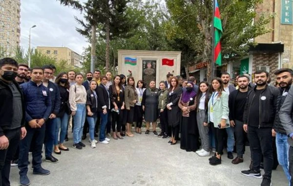 Vətənə canını qurban verənlər: Murad Məmmədovun xatirəsi əbədiləşdirildi - FOTO