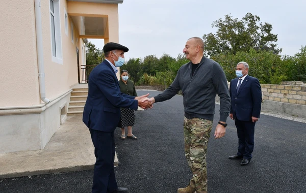 Президент Ильхам Алиев посетил Тертерский и Бардинский районы - ВИДЕО