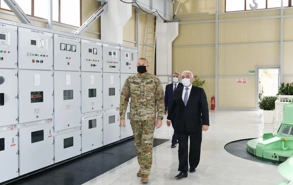 Президент принял участие в открытии гидроэлектростанций "Суговушан-1" и "Суговушан-2" - ФОТО