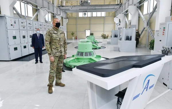 Президент принял участие в открытии гидроэлектростанций "Суговушан-1" и "Суговушан-2" - ФОТО