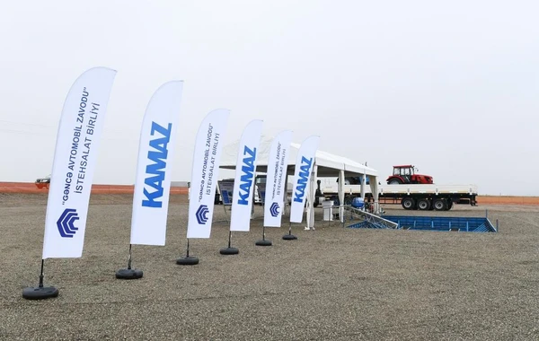 Cəbrayılda “KamAZ” servis mərkəzinin təməli qoyulub - FOTO