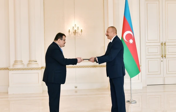 Prezident Avropa İttifaqının Azərbaycandakı yeni nümayəndəsinin etimadnaməsini qəbul edib - FOTO