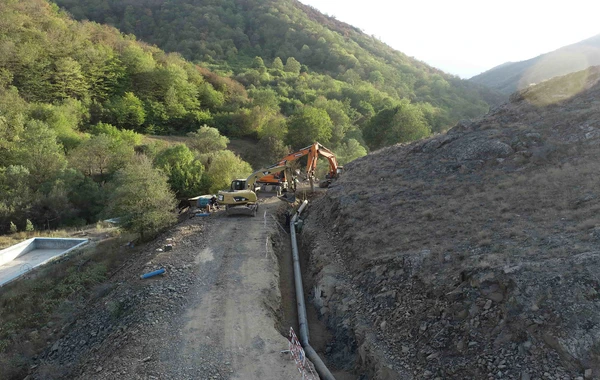 Şuşa şəhərinin su təchizatı təmin edilib - FOTO