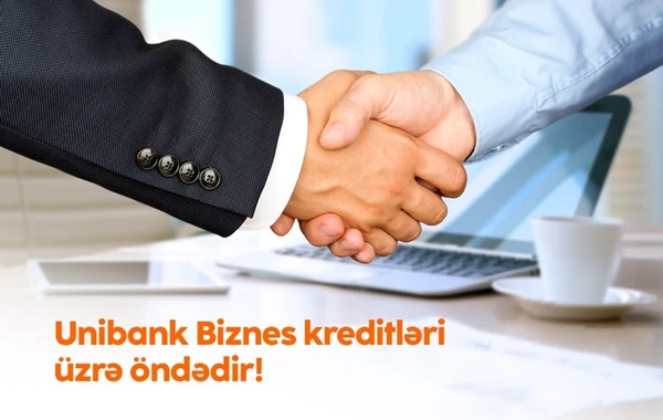 Unibank sahibkarlara verdiyi güzəştli biznes kreditlərinə görə lider banklardandır