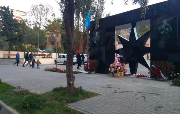 Şəhid Sənan Kərimov və Rövşən Əliyev yad edildi - FOTO