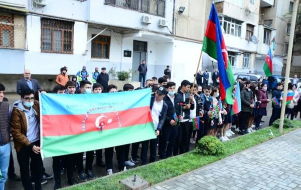 Şəhid Sənan Kərimov və Rövşən Əliyev yad edildi - FOTO