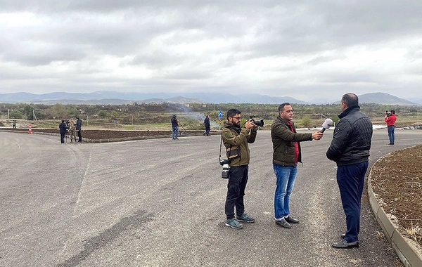 Füzuli və Xocavəndə media-tur təşkil edilib - FOTO