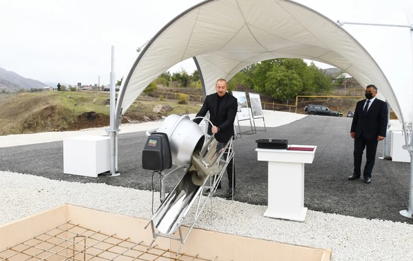 Prezident Hadrut və Tuğa səfər edib - FOTO