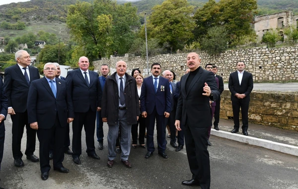 Prezident Hadrut və Tuğa səfər edib - FOTO