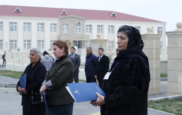 Şəhid ailələri və müharibə əlilləri üçün yeni yaşayış kompleksinin açılışı oldu - FOTO