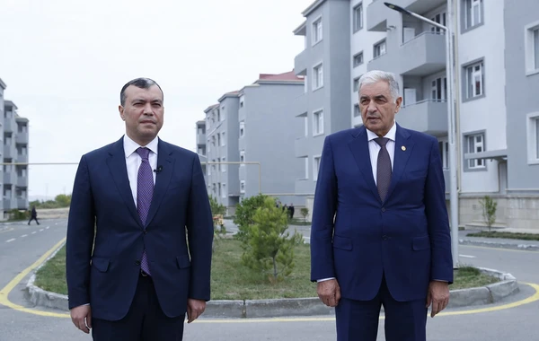 Şəhid ailələri və müharibə əlilləri üçün yeni yaşayış kompleksinin açılışı oldu - FOTO