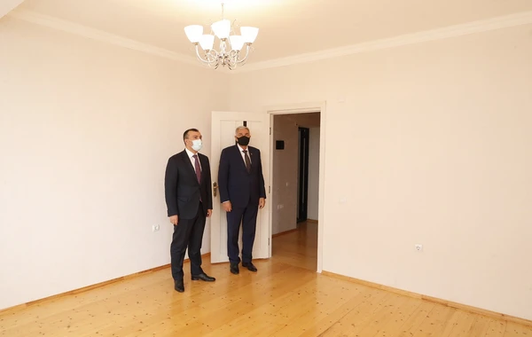 Şəhid ailələri və müharibə əlilləri üçün yeni yaşayış kompleksinin açılışı oldu - FOTO
