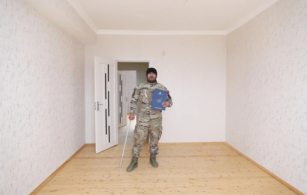 Şəhid ailələri və müharibə əlilləri üçün yeni yaşayış kompleksinin açılışı oldu - FOTO