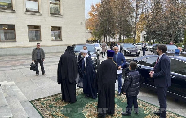 Началась встреча Аллахшукюра Пашазаде и патриарха Кирилла - ФОТО
