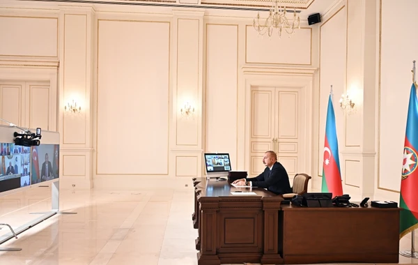 Prezident İlham Əliyev MDB Dövlət Başçıları Şurasının iclasında çıxış edib - TAM MƏTN - FOTO