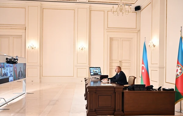 Ильхам Алиев выступил на заседании Совета глав государств СНГ - ОБНОВЛЕНО + ФОТО