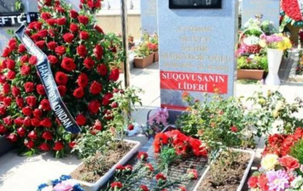 Vətən Müharibəsi şəhidi leytenant Samir Əliyevin məzarı ziyarət olundu - FOTO