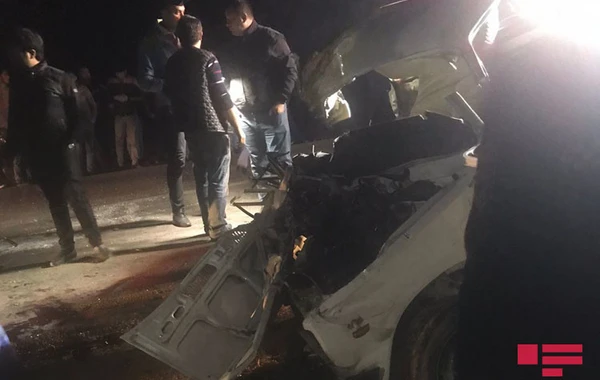 Страшная авария в Азербайджане, погибли 4 человека - ВИДЕО