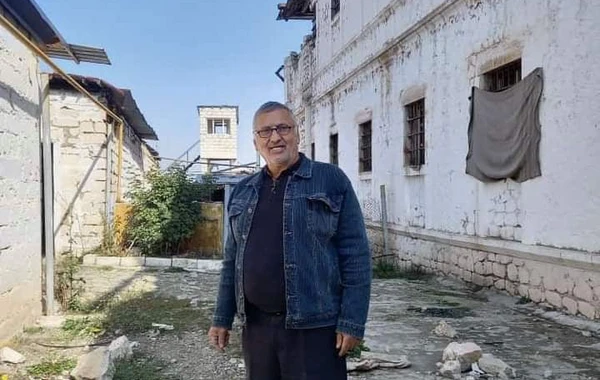 Dilqəm Əsgərov Şuşada yatdığı həbsxanaya getdi - FOTO