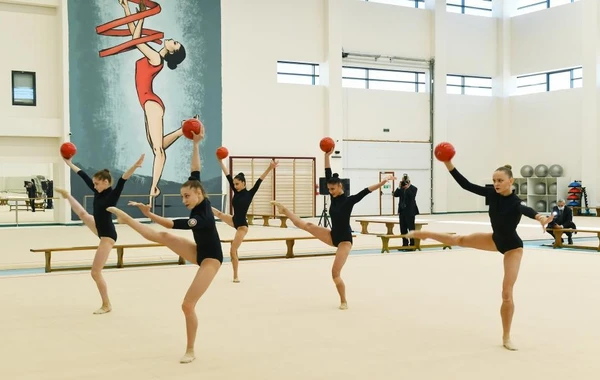 Prezident Milli Gimnastika Arenasının yeni məşq binasında yaradılan şəraitlə tanış olub - FOTO