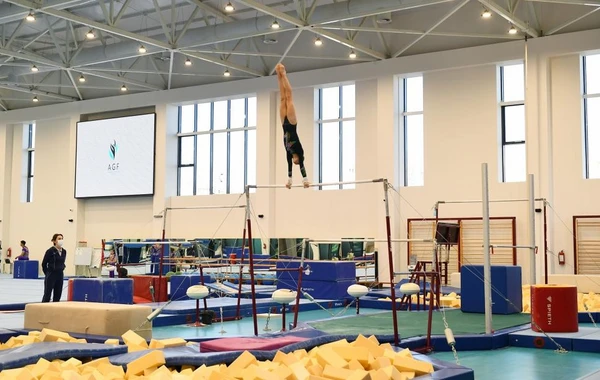 Prezident Milli Gimnastika Arenasının yeni məşq binasında yaradılan şəraitlə tanış olub - FOTO