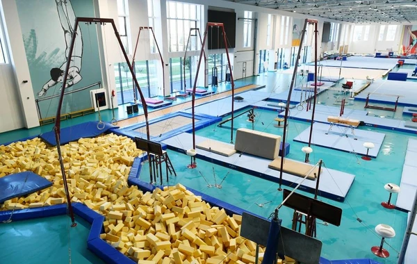 Prezident Milli Gimnastika Arenasının yeni məşq binasında yaradılan şəraitlə tanış olub - FOTO