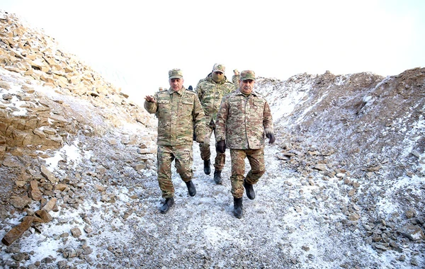 Zakir Həsənov Kəlbəcər və Laçında döyüş mövqelərinə baxış keçirib - FOTO