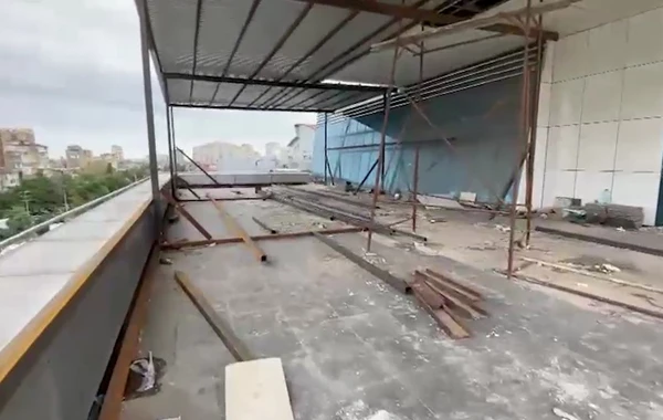 Bakıda daha bir qanunsuz tikintinin qarşısı alınıb - VİDEO