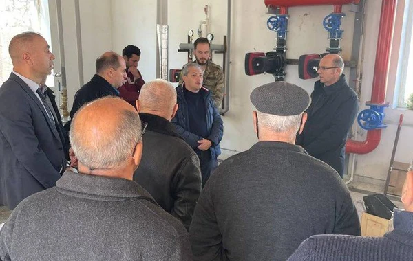 Şuşada istilik qazanxanalarına baxış keçirilib - FOTO
