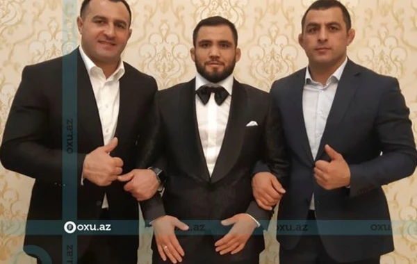 Həbibin yeznəsini məğlub edən UFC idmançımızın toyundan özəl görüntülər - FOTO/ VİDEO