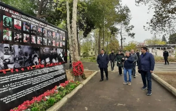 Brazilyalı millət vəkili raket düşən əraziyə baş çəkib - FOTO