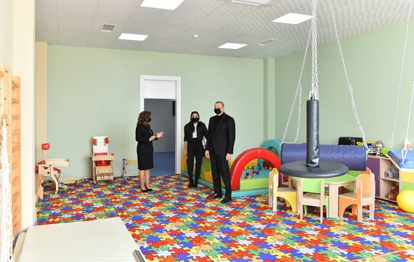 İsmayıllıda Uşaq və Ailələrə Dəstək Mərkəzinin yeni binası istifadəyə verilib - FOTO