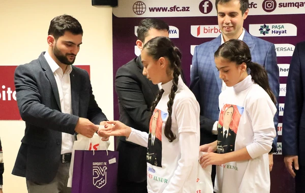 “Sumqayıt” FK-nın təşkilatçılığı ilə şəhid övladları ilə görüş keçirilib - FOTO