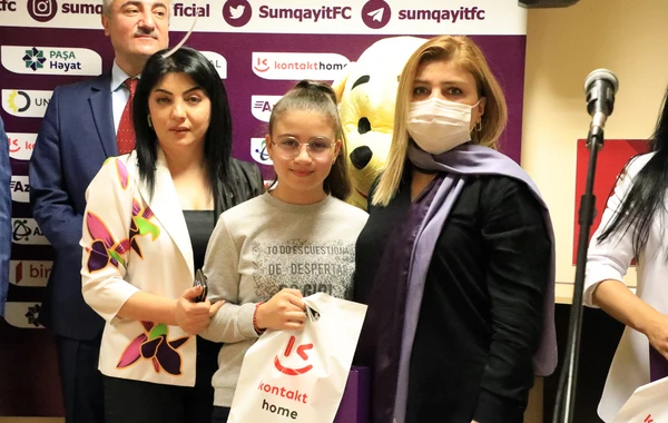 “Sumqayıt” FK-nın təşkilatçılığı ilə şəhid övladları ilə görüş keçirilib - FOTO